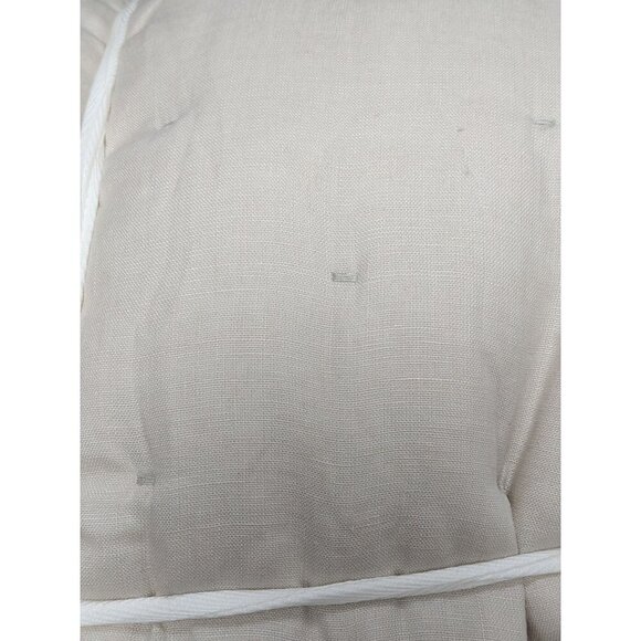 Quince 100% European Linen Dream Quilt 3PC Set Color Natural Size Full/Queen-NEW - Picture 2 of 8